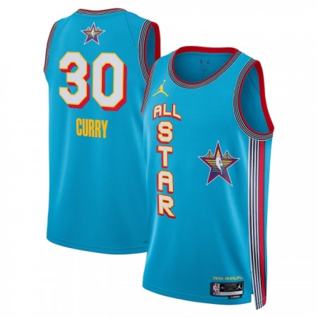 Muške NBA Dres All-Star 2025 Stephen Curry Jordan Plava Swingman